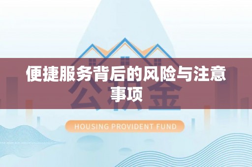 烈山便捷服务背后的风险与注意事项